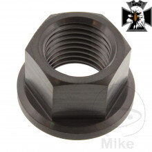 Matka reťazového kolieska M12X1.25 mm Titan čierny pre Honda VT750 C2 RC44 / Aero 1997-2002 Matka reťazového kolieska M12X1.25 mm Titan čierny pre Honda VT750 C2 RC44 / Aero 1997-2002