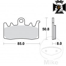 Brzdové doštičky Carbon CRQ TRW pre BMW R1250 GS 2019-2023 Brzdové doštičky Carbon CRQ TRW pre BMW R1250 GS 2019-2023