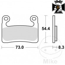 Brzdové doštičky SINT SCR TRW alternatíva 7370223  pre BMW R1250 GS 2019-2023