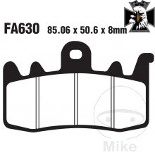 Brzdové doštičky Sinter GPFAX EBC alebo 7870123  pre BMW R1250 GS 2019-2023