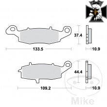 Brzdové doštičky Sinter SH TRW Alternative: 7328867 pre Suzuki Intruder M1800R VZR1800 2006-2017 Brzdové doštičky Sinter SH TRW Alternative: 7328867 pre Suzuki Intruder M1800R VZR1800 2006-2017