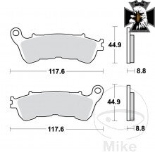 Brzdové doštičky Sinter SV TRW Alternative: 7320435 pre Suzuki Intruder VLR C1800R 2008-2013 Brzdové doštičky Sinter SV TRW Alternative: 7320435 pre Suzuki Intruder VLR C1800R 2008-2013