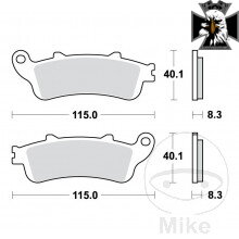 Brzdové doštičky Sinter SV TRW Alternative: 7328818 pre Honda VTX 1800 2001-2006 Brzdové doštičky Sinter SV TRW Alternative: 7328818 pre Honda VTX 1800 2001-2006