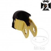 Držiak brzdovej hadice 5 mm Alu zlatý pre Yamaha XVS 1300 Midnight Star 2007-2016 Držiak brzdovej hadice 5 mm Alu zlatý pre Yamaha XVS 1300 Midnight Star 2007-2016