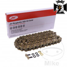 JMT X-reťaz otvorený s nitovacou spojkou 520X2 gold 120 pre Honda GoldWing GL1800 2018-2024 JMT X-reťaz otvorený s nitovacou spojkou 520X2 gold 120 pre Honda GoldWing GL1800 2018-2024