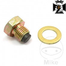 Magnetická olejová výpustná skrutka JMP M12X1.25 s tesniacim krúžkom pre Suzuki VZ800 Marauder 1997-2003 