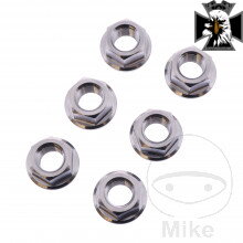 Matica Rozeta sada JMP BOLT M10 x 1.25 mm Titan pre Yamaha MT09 / FZ09 RN29 2013-2016 
