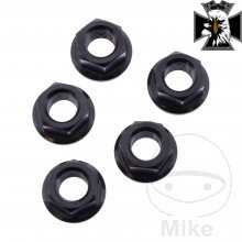 Matica Rozeta sada JMP BOLT M10X1.25MM VA A4 čierna pre Honda Shadow VT600 1988-2000