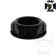 Matka krku riadenia M22X1.00 mm Alu čierny pre Suzuki Intruder M1800R VZR1800 2006-2017 Matka krku riadenia M22X1.00 mm Alu čierny pre Suzuki Intruder M1800R VZR1800 2006-2017