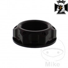 Matka krku riadenia M22X1.00 mm Alu čierny pre Yamaha Virago XV1100