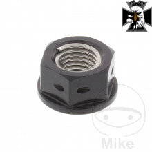 Matka reťazového kolieska M10 x 1.25 mm Alu Racing čierny pre Kawasaki Vulcan VN1500 1999-2005