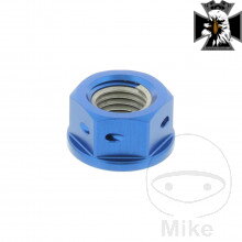 Matka reťazového kolieska M10 x 1.25 mm Alu Racing modrý pre Honda Shadow VT600 1988-2000