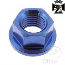 Matka reťazového kolieska M10 x 1.25 mm Titan modrý pre Yamaha MT09 / FZ09 RN69 2021-2023 Matka reťazového kolieska M10 x 1.25 mm Titan modrý pre Yamaha MT09 / FZ09 RN69 2021-2023