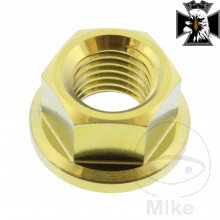 Matka reťazového kolieska M10 x 1.25 mm Titan zlatý pre Kawasaki Vulcan VN1500 1999-2005 Matka reťazového kolieska M10 x 1.25 mm Titan zlatý pre Kawasaki Vulcan VN1500 1999-2005