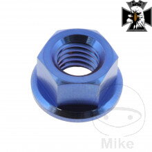 Matka reťazového kolieska M8X1.25 mm Titan modrý Pre Yamaha Midnight Star XVS 950 2009-2015 Matka reťazového kolieska M8X1.25 mm Titan modrý Pre Yamaha Midnight Star XVS 950 2009-2015