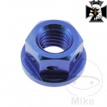 Matka reťazového kolieska M8X1.25 mm Titan modrý Pre Yamaha Midnight Star XVS 950 2009-2015