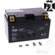 Motocyklový akumulátor YTZ10S Gél JMT Yuasa 7070923 0109 6ON 9002 pre Yamaha MT09 / FZ09 RN29 2013-2016