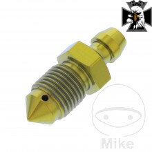 Odvzdušňovacia skrutka M10 x 1.00 mm Titan zlatý pre BMW R1250 GS 2019-2023 Odvzdušňovacia skrutka M10 x 1.00 mm Titan zlatý pre BMW R1250 GS 2019-2023