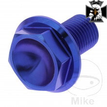 Os M14X1.50 mm 22 mm Titan modrý pre Honda VT 750 C2B RC53 Shadow Black Spirit 2010-2016 Os M14X1.50 mm 22 mm Titan modrý pre Honda VT 750 C2B RC53 Shadow Black Spirit 2010-2016