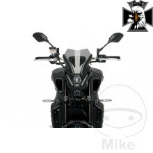 Plexi ŠPORT NEW GEN PUIG rauchgrau pre Yamaha MT09 / FZ09 RN69 2021-2023 Plexi ŠPORT NEW GEN PUIG rauchgrau pre Yamaha MT09 / FZ09 RN69 2021-2023