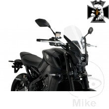 Plexi TOUR NEW GEN PUIG transparent pre Yamaha MT09 / FZ09 RN69 2021-2023 Plexi TOUR NEW GEN PUIG transparent pre Yamaha MT09 / FZ09 RN69 2021-2023