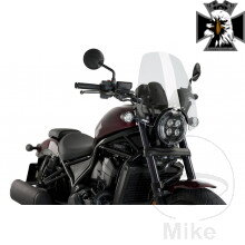 Plexi TOUR NEW GEN PUIG transparent pre Honda CMX 1100 Rebel 2021-2024 Plexi TOUR NEW GEN PUIG transparent pre Honda CMX 1100 Rebel 2021-2024