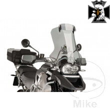 Plexi TOUR VISOR PUIG rauchgrau pre BMW R1200GS 2004-2007 (72kw verzia)