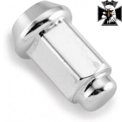 Pochrómovaná kónická matica kolesa M10x1,25 pre 14mm kľúč na hliníkové ráfiky L-32mm 13273 Pochrómovaná kónická matica kolesa M10x1,25 pre 14mm kľúč na hliníkové ráfiky L-32mm 13273