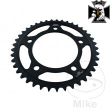 Rozeta 41Z pre reťaz 525 čierna alternatíva 7270051 pre Honda VT750 DC RC48 Black Widow 2000-2003