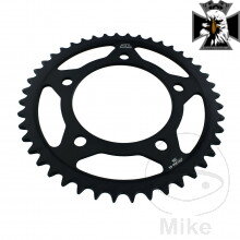 Rozeta 44Z typ 525 čierna Vnútorný priemer 112 rozstup dier 138 pre Honda VT750 DC RC48 Black Widow 2000-2003 Rozeta 44Z typ 525 čierna Vnútorný priemer 112 rozstup dier 138 pre Honda VT750 DC RC48 Black Widow 2000-2003