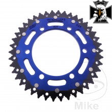 Rozeta DUA 42Z pre reťaz 525 modrá ZF vnútorný priemer 110 rozstup dier 130 pre Yamaha MT10 N78 2022-2025 Rozeta DUA 42Z pre reťaz 525 modrá ZF vnútorný priemer 110 rozstup dier 130 pre Yamaha MT10 N78 2022-2025
