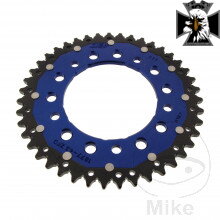 Rozeta DUA 43Z pre reťaz 525 modrá ZF vnútorný priemer 112 rozstup dier 138 pre Yamaha MT09 / FZ09 RN69 2024-2025 Rozeta DUA 43Z pre reťaz 525 modrá ZF vnútorný priemer 112 rozstup dier 138 pre Yamaha MT09 / FZ09 RN69 2024-2025