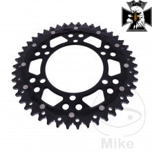 Rozeta DUA 46Z pre reťaz 525 čierna ZF vnútorný priemer 110 rozstup dier 130 pre Yamaha MT10 N78 2022-2025 Rozeta DUA 46Z pre reťaz 525 čierna ZF vnútorný priemer 110 rozstup dier 130 pre Yamaha MT10 N78 2022-2025
