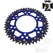 Rozeta DUA 46Z pre reťaz 525 modrá ZF vnútorný priemer 110 rozstup dier 130 pre Yamaha MT09 / FZ09 RN29 2013-2016 Rozeta DUA 46Z pre reťaz 525 modrá ZF vnútorný priemer 110 rozstup dier 130 pre Yamaha MT09 / FZ09 RN29 2013-2016