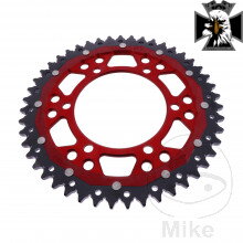 Rozeta DUA 47Z pre reťaz 525 červená ZF vnútorný priemer 110 rozstup dier 130 pre Yamaha MT10 N78 2022-2025 Rozeta DUA 47Z pre reťaz 525 červená ZF vnútorný priemer 110 rozstup dier 130 pre Yamaha MT10 N78 2022-2025