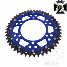 Rozeta DUA 47Z pre reťaz 525 modrá ZF vnútorný priemer 110 rozstup dier 130 pre Yamaha MT09 / FZ09 RN29 2013-2016 Rozeta DUA 47Z pre reťaz 525 modrá ZF vnútorný priemer 110 rozstup dier 130 pre Yamaha MT09 / FZ09 RN29 2013-2016