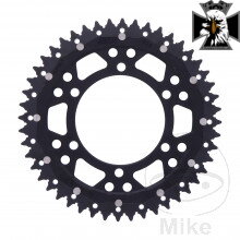 Rozeta DUA 48Z pre reťaz 525 čierna ZF vnútorný priemer 110 rozstup dier 130 pre Yamaha MT09 / FZ09 RN29 2013-2016 Rozeta DUA 48Z pre reťaz 525 čierna ZF vnútorný priemer 110 rozstup dier 130 pre Yamaha MT09 / FZ09 RN29 2013-2016