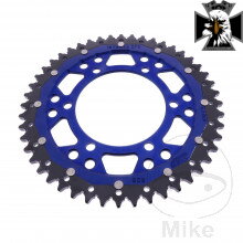 Rozeta DUA 48Z pre reťaz 525 modrá ZF vnútorný priemer 110 rozstup dier 130 pre Yamaha MT09 / FZ09 RN29 2013-2016 Rozeta DUA 48Z pre reťaz 525 modrá ZF vnútorný priemer 110 rozstup dier 130 pre Yamaha MT09 / FZ09 RN29 2013-2016