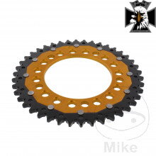 Rozeta Dual 42Z typ 525 zlatá ZF vnútorný priemer 112 rozstup dier 138 pre Honda VT750 DC RC48 Black Widow 2000-2003 Rozeta Dual 42Z typ 525 zlatá ZF vnútorný priemer 112 rozstup dier 138 pre Honda VT750 DC RC48 Black Widow 2000-2003