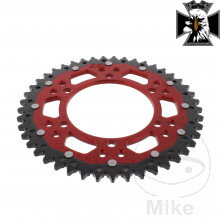 Rozeta Dual 45Z typ 525 červená ZF vnútorný priemer 110 rozstup dier 130 pre Yamaha MT10 N78 2022-2025 Rozeta Dual 45Z typ 525 červená ZF vnútorný priemer 110 rozstup dier 130 pre Yamaha MT10 N78 2022-2025