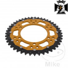 Rozeta Dual 45Z typ 525 zlatá ZF vnútorný priemer 110 rozstup dier 130 pre Yamaha MT10 N78 2022-2025 