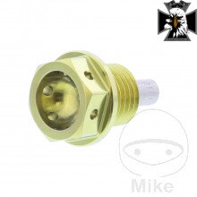 Skrutka výpusť oleja MAG JMP BO M14X1.5 mm 12 mm Titan gold pre Yamaha Virago XV535 1988-2000 