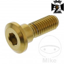 Skrutky brzdového kotúča M8X1.25 mm 24 mm nerez V4A zlatý pre Honda Shadow VT1100 C2 ACE SC32 1995-2000 Skrutky brzdového kotúča M8X1.25 mm 24 mm nerez V4A zlatý pre Honda Shadow VT1100 C2 ACE SC32 1995-2000