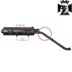 Tlmič výfuku Kawasaki KVF 750 2005-2006 18087-0066 Tlmič výfuku Kawasaki KVF 750 2005-2006 18087-0066