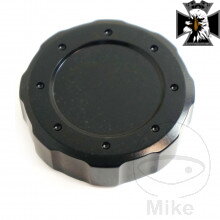 Veko dolievacej nádobky pre brzdovú kvapalinu 61 mm Alu čierny pre Kawasaki Vulcan 1600 2003-2008 Veko dolievacej nádobky pre brzdovú kvapalinu 61 mm Alu čierny pre Kawasaki Vulcan 1600 2003-2008