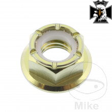 Viazacia matka M8X1.25 mm Titan zlatý Pre Yamaha Midnight Star XVS 950 2009-2015 Viazacia matka M8X1.25 mm Titan zlatý Pre Yamaha Midnight Star XVS 950 2009-2015