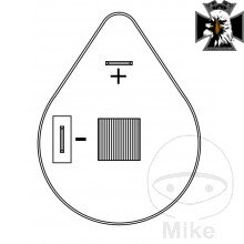 Zapaľovacia cievka alternatíva 7003082 pre Yamaha Virago XV535 1988-2000 Zapaľovacia cievka alternatíva 7003082 pre Yamaha Virago XV535 1988-2000