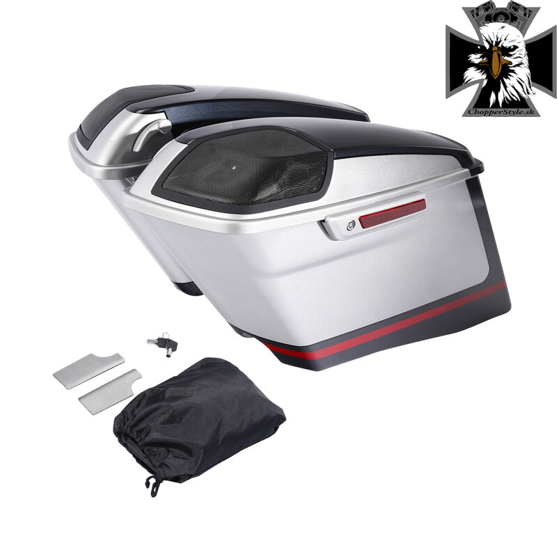 Pevné bočné kufre pre Harley Davidson Touring 2014–2023 - Street Glide, Road Glide, Electra Glide, Road King
