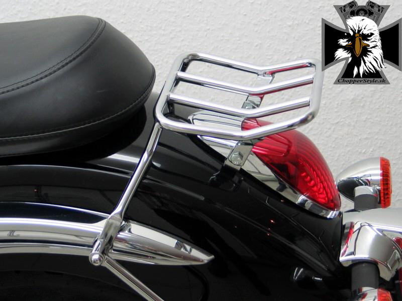 Fehling - Chrómovaný zadný nosič batožiny pre Kawasaki VN900 Classic 2006-2022