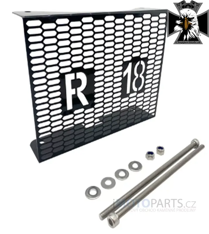 Ozdobná mriežka / kryt chladiča pre BMW R18 2020-2023 - čierna Ozdobná mriežka / kryt chladiča pre BMW R18 2020-2023 - čierna